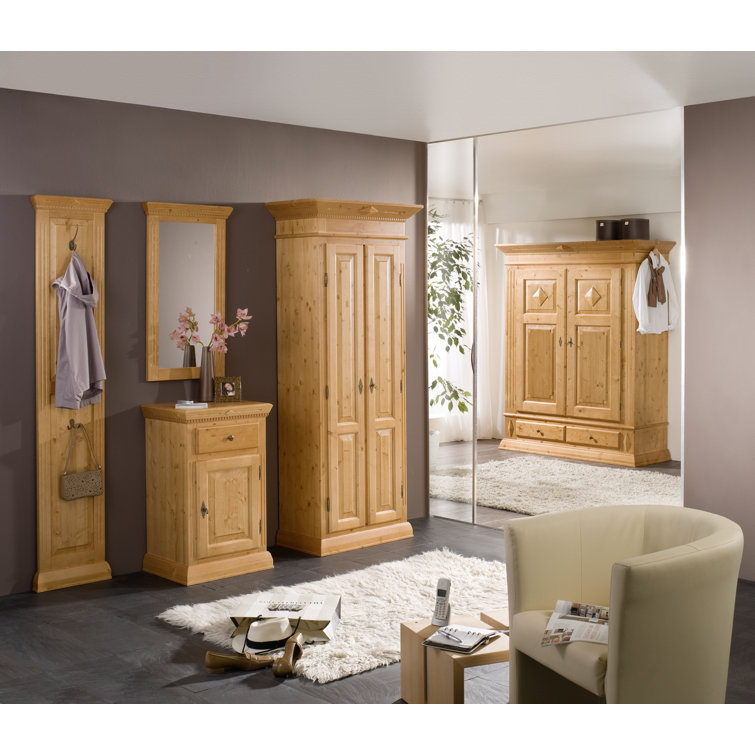 Union Rustic Drehtürenschrank Adcock | Wayfair.de